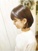ツヤ感重視ナチュラルボブ