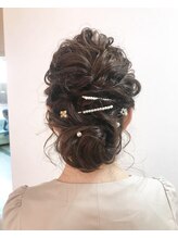 ヘアーサロン シバノ(Hair Salon SHIBANO) ふわふわシニオンスタイル