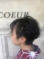 ヘアーエスクールフェイス(hair S. COEUR face) ショートでもかわいいアレンジ＾＾