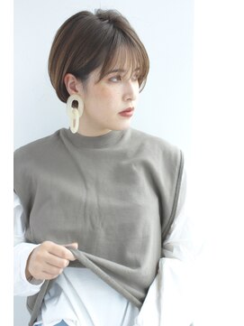 ラボヌール ヘアーウル 春日部西口店(La Bonheur hair heureux) マッシュショート#6
