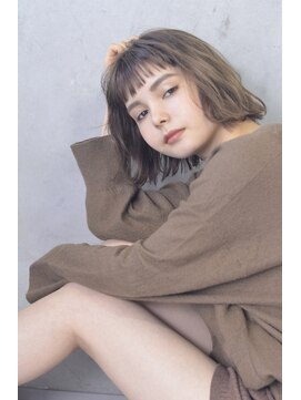 コイ(coii) 【coii】ラテベージュのカジュアルボブ(原宿/表参道)