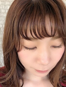 ヘアアンドビューティー クローバー(Hair&Beauty Clover) セミディ/ことりベージュ/前髪パーマ