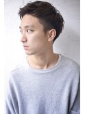 恵比寿メンズカット×ツイストパーマ×ツーブロックxビジネス