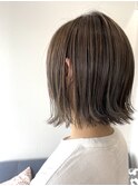 切りっぱなしボブ