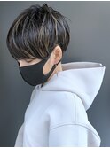 【morio池袋】かっこいい刈り上げマッシュショート♪