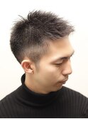 ビジネスソフモヒベース刈り上げ ビジネス大人かっこいい短髪
