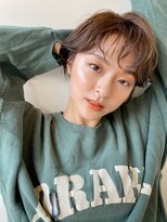 ガレージ バイ グリーン 原宿 表参道(Garage by green)&nbsp;【loki】ショート×モカブラウン