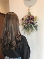 美容室 メザミー MESAMIES 20代30代ブリーチなしブラウンカラー愛されゆるふわロング