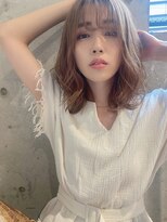 ルービック 難波(Rubik's)&nbsp;大人ミディアムカール/ミルクティーベージュ