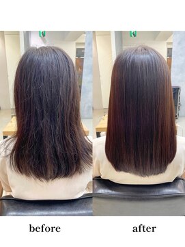 ボルジェ(Bolge) 初めての縮毛矯正もお任せ下さい!まるで地毛風!サラサラヘアー