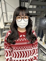 ヘアー アイス 御器所本店(HAIR ICI) 波巻きとワイドバングでお洒落に！！