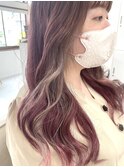 ピンク×ホワイトベージュ