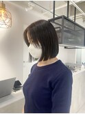 【Cuem 小原】お洒落切りっぱなしボブ　