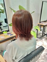 スミ(sumi)&nbsp;レイヤーカット×チェリーレッド