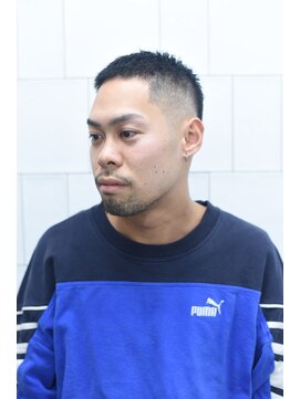 メリケンバーバーショップ フクオカ(MERICAN BARBERSHOP FUK) ボウズフェードハイライト