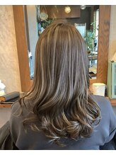 ヘアーアンドリラックス ラッシー(hair&relax Lassie) シアーベージュ×ハイライト