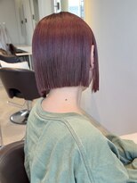 ケリーアン 太田(kelly.un)&nbsp;ストレートミニボブ / タイトヘア / レッドブラウン / 群馬太田