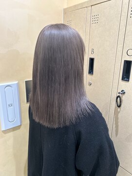 ゼスト フィーノ(ZEST fino) 【廣田未来】透け感グレージュカラー♪