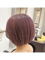 ノット 成田公津の杜(Knot)&nbsp;ミニボブ×ピンクカラー暖色系も大好きです【成田駅/公津の杜】