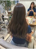 《鹿野》ふんわりロング＊透明感チョコブラウン＊