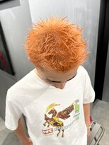 ペレ 梅田(PELE) ベリーショート/ダークアッシュ/ニュアンスパーマ/韓国マッシュ