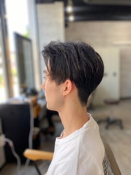 メンズカット バイ ソイクフ(メンズカット by SOY-KUFU) MEN'SHAIRアッシュブラックベリーショートダークアッシュ