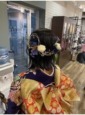 華やかボブヘアセット