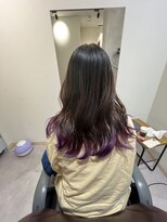 ハチマルハチ ナル 登戸店(808 nalu)&nbsp;パープル裾カラー/エンドカラー