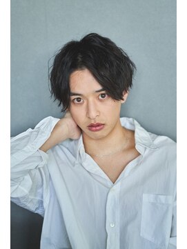 ワンズナゴヤ 名古屋栄店(ONE's NAGOYA) 韓国マッシュスペインカールスパイーキーショートブルーブラック