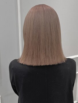 ネオリーブギンザ 銀座店(Neolive GINZA) ミルクティーベージュ×ブリーチカラー【銀座】片桐