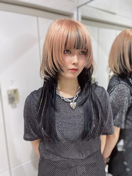 ユーフォリア 渋谷グランデ(Euphoria SHIBUYA GRANDE) デザインカラー ロングウルフ シールエクステ