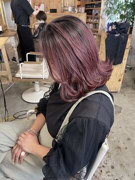 ヘアーサロン ソルト(hair salon SALT) ラベンダーバレイヤージュ