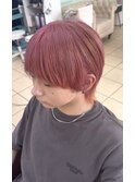 メンズウルフカット
