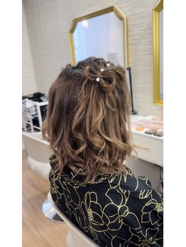 ピュアスタジオ 亀戸(PURE STUDIO) 浴衣リボンヘア