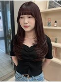 レイヤー チェリーブラウン ブリーチなしカラー【天神大名】