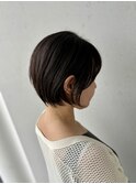 垢抜け似合わせ"大人耳掛けショートボブ"