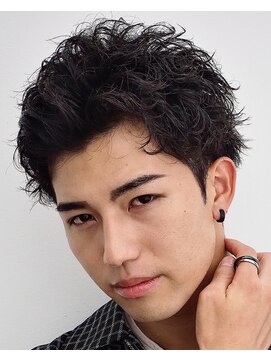 ゼンコー アオヤマ(ZENKO Aoyama) スパイキーショートピンパーマツイスト