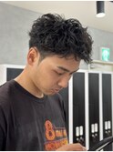 【スパイキー×ラフパーマ】