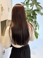 シエル バイ ケンジ 登戸 生田(CIEL by KENJE)&nbsp;ロング秋冬ブラウンカラー艶髪レプロナイザードライヤー