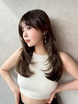 アスター 天神大名店(Aster)&nbsp;小顔に見えるトレンドヘア/黒髪/オリーブグレー/ココアベージュ