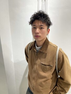 ソフトツイスト　ツイスパ　メンズショート