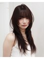 アルバム 池袋(ALBUM)&nbsp;ハッシュカットで顔周りを柔らかく！[ブリーチ/ダブルカラー]