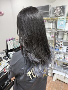 イブヘアー(eve hair) ☆エンドカラー/グラデーションカラー/ブルーシルバー
