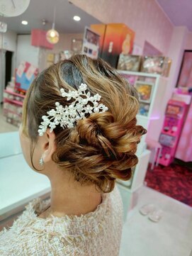 ハナココ 水戸店(hana Coco) ゆるふわアップスタイル