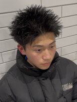 ブラック(BLACK) スパイキーショート/アクティブショート