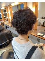 ビハインドザカーテン(BEHIND THE CURTAIN)&nbsp;暗髪マッシュショート×ボブ×パーマ×レイヤーショート