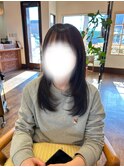 【asobi】ロングレイヤー×オリーブカラー