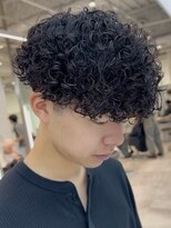 フィフス 札幌大通(fifth)&nbsp;札幌プードルパーマツイストスパイラルパーマメンズマッシュ◆