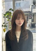 髪質改善 レイヤースタイル 大人可愛い