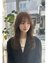 トレ(tre.) 髪質改善 レイヤースタイル 大人可愛い